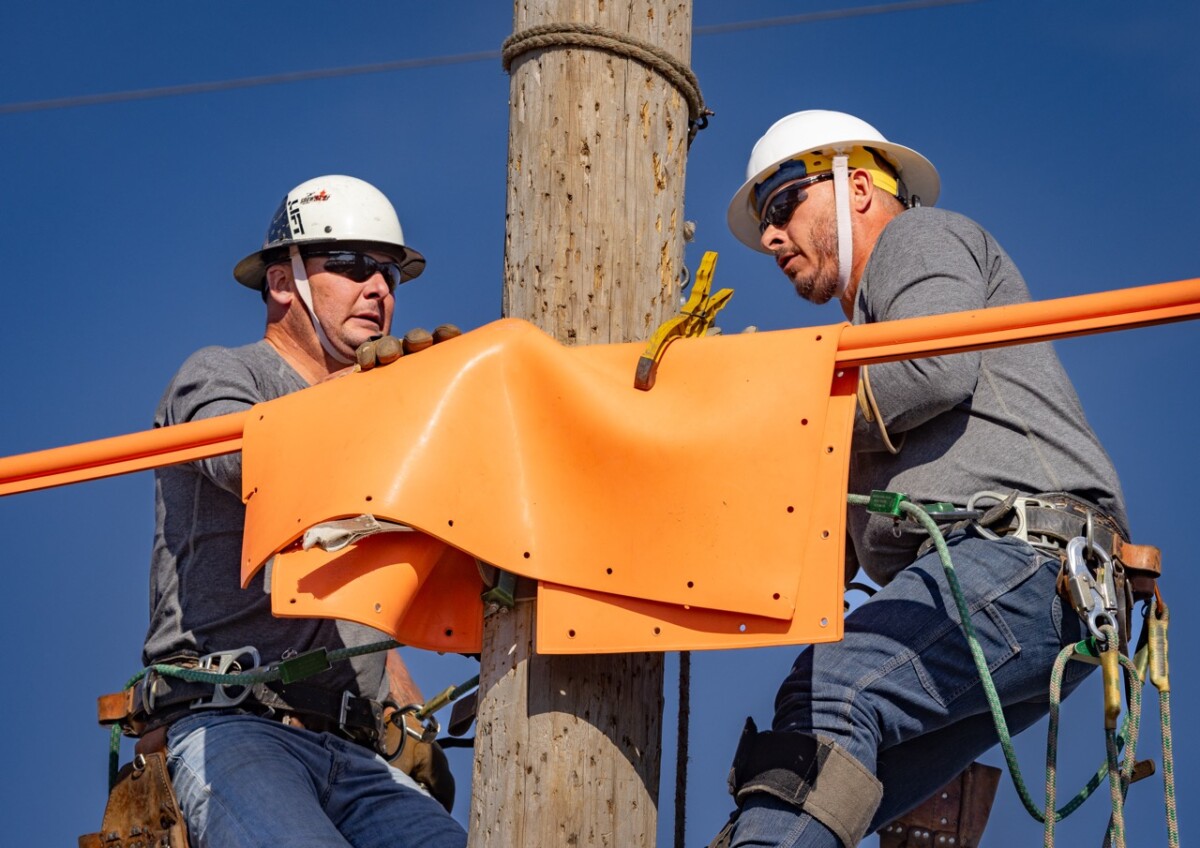 Team 411 from TID. The International Lineman’s Rodeo in Bonner Springs, Kansas on October 19, 2024.