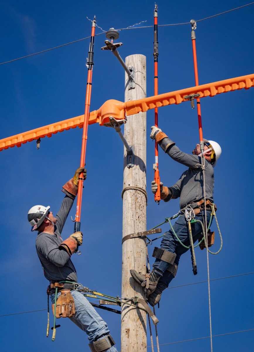 Team 411 from TID. The International Lineman’s Rodeo in Bonner Springs, Kansas on October 19, 2024.