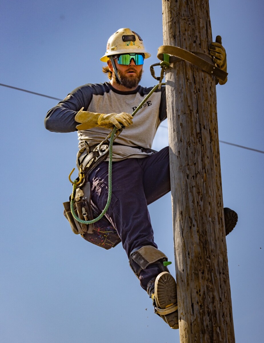 Apprentice 1118 from PG&E. The International Lineman’s Rodeo in Bonner Springs, Kansas on October 19, 2024.