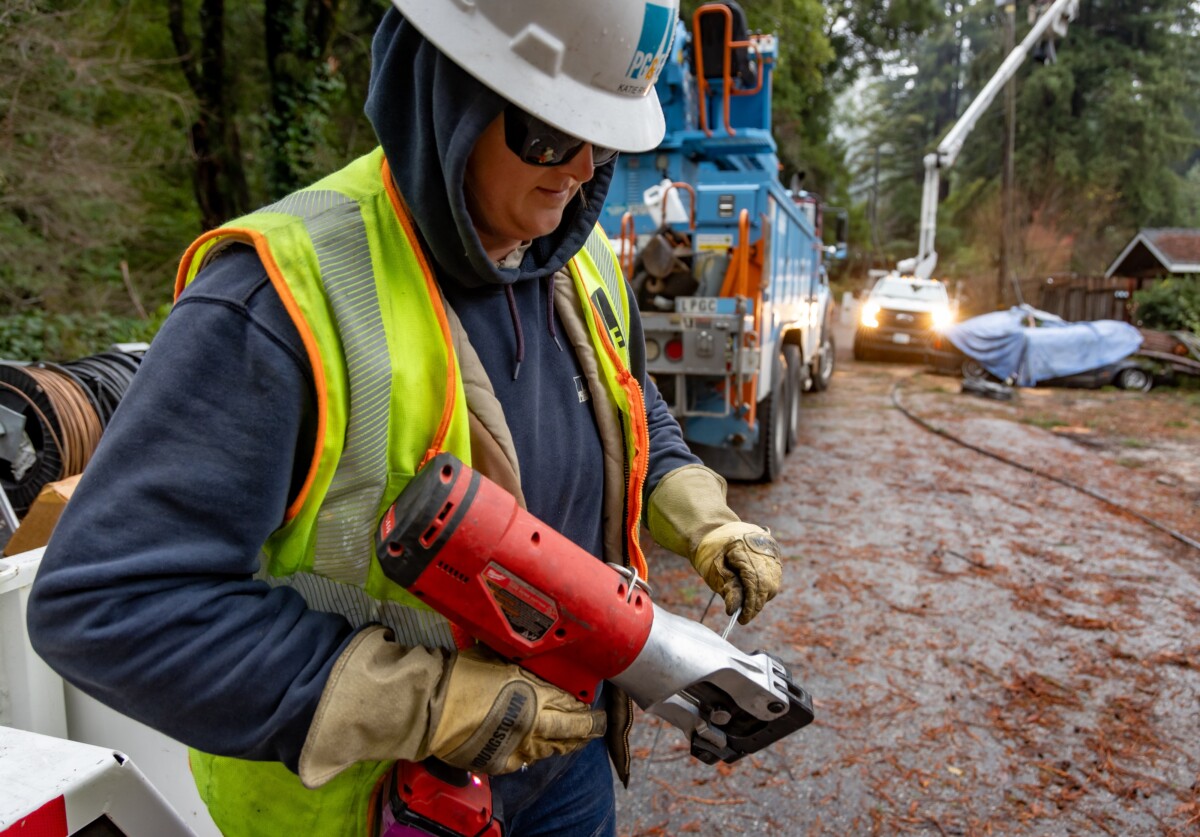 PG&E Templeton GC Apprentice Katie Ryan. 