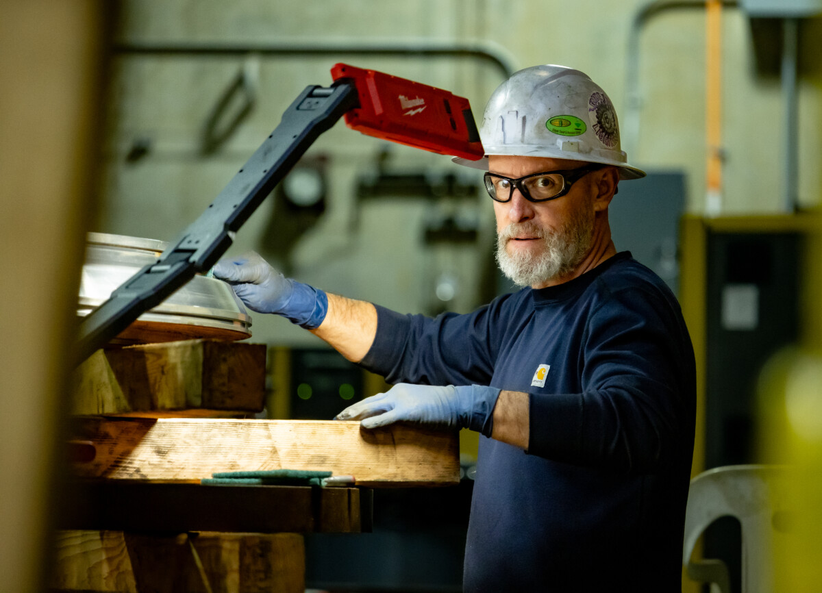 Tim Bowles, Plant Mechanic at Yuba Water Agency, has worked in many roles across the plant—but this hands-on mechanical work inside the powerhouse is his favorite.